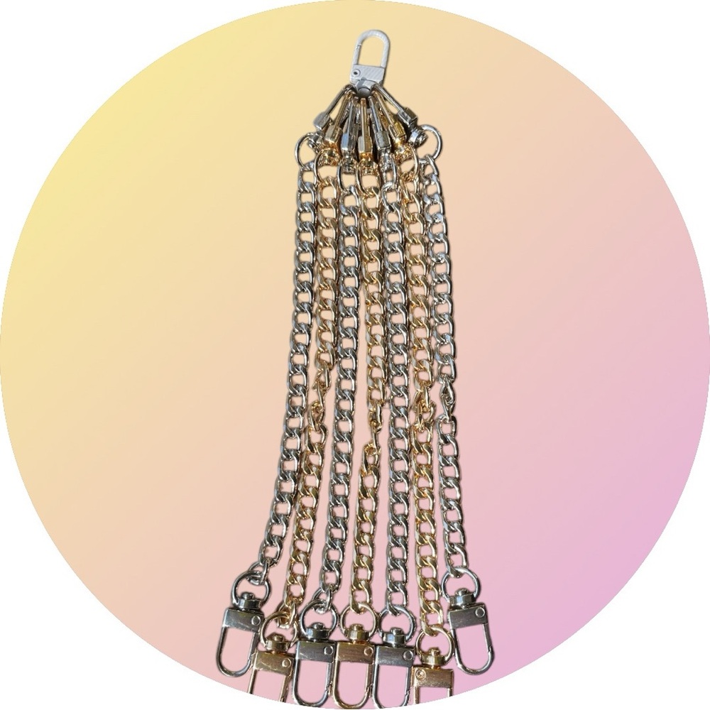 Silver and Gold Unbranded 8 Inch Chains